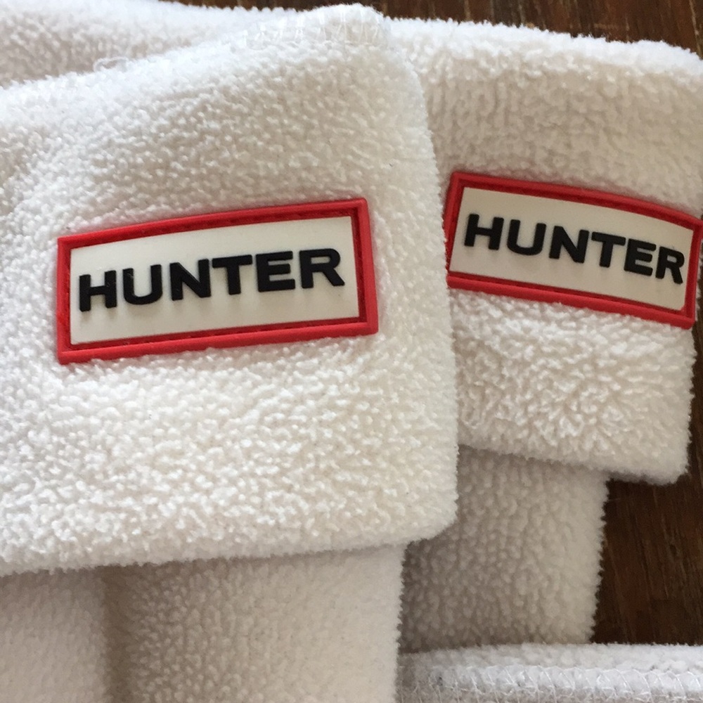 Short white Hunter Boot socks